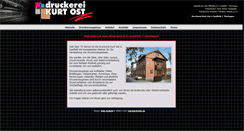 Desktop Screenshot of druckerei-kurt-ost.de