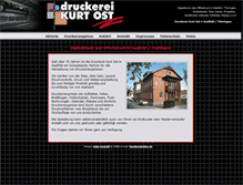 Tablet Screenshot of druckerei-kurt-ost.de